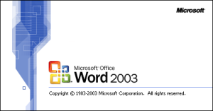 Numerar páginas Word 2003